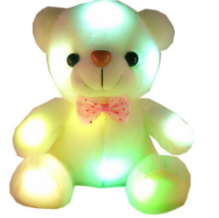 OURS EN PELUCHE LUMINEUX