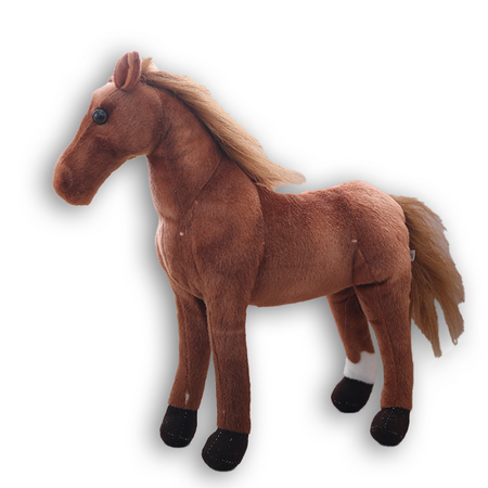 Cheval en peluche